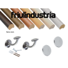Corrimano in legno fresato Kit completo, varie misure e colori