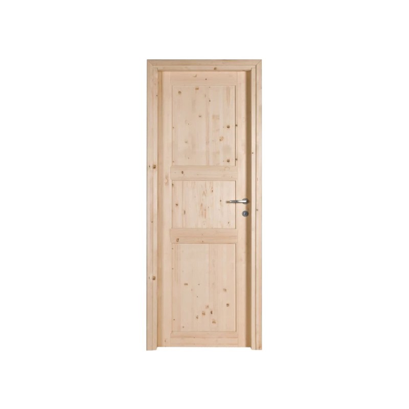 Friulindustria, Porta in legno massello di abete reversibile compreso di telaio e coprifili