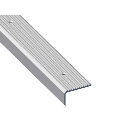 Profilo per gradini scala antiscivolo alluminio anodizzato varie misure e colori