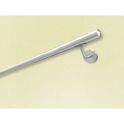 Corrimano in acciaio inox tondo, diametro 42,4 mm Kit completo varie misure