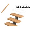 Pianerottolo in legno per scala interna in legno di Rovere Slavonia spessore 40mm, varie misure
