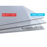Vetro sintetico Lastra Polistirene trasparente spessore 2,5 mm kit da 2, 3 o 4 pezzi