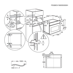 Forno multifunzione con microonde compatto AEG KMK968000T Serie 8000 CombiQuick