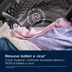 Asciugatrice Electrolux EW7H392G Serie 700 DelicateCare 9 Kg Pompa di calore