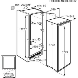 Frigorifero AEG SKE818E1DS DynamicAir 6000 da incasso