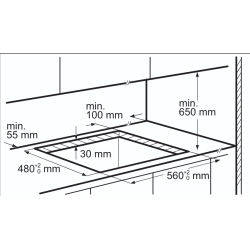 Piano cottura a gas Electrolux RGG6242LOX Serie 300 Soft line 60cm