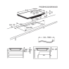 Piano cottura ad induzione AEG IKE95753FB serie 6000 MultipleBridge 90 cm