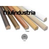 Corrimano tondo fresato diametro 50 mm in legno di Ayous, varie misure e colori