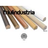 Corrimano tondo fresato diametro 50 mm in legno di Ayous, varie misure e colori