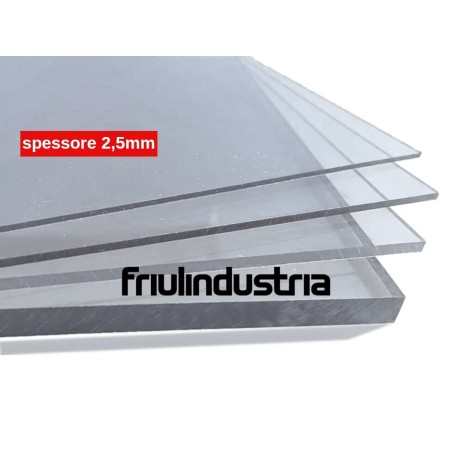 Friulindustria, Vetro sintetico trasparente spessore 2,5mm