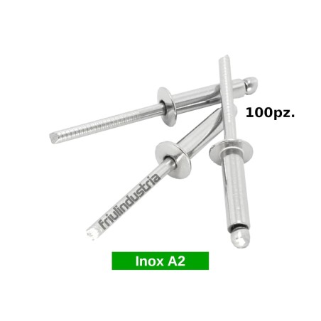 Friulindustria, Rivetti a strappo in acciaio inox A2